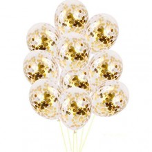Golden Confetti Balloon-Set of 30