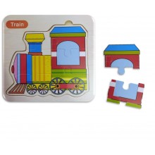 Wooden Jigsaw Puzzle-Train