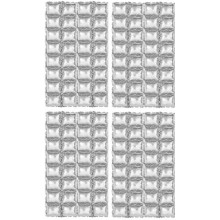 Balloon Foil Curtain-Silver (6 Pcs)