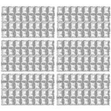Balloon Foil Curtain-Silver (6 Pcs)