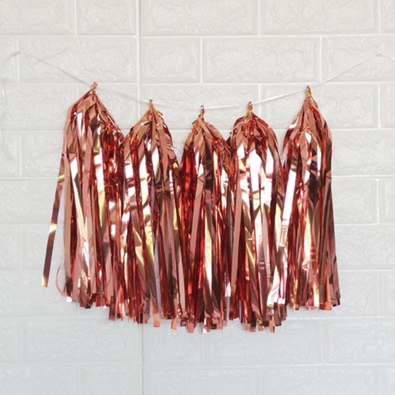 Foil shop tassel garland