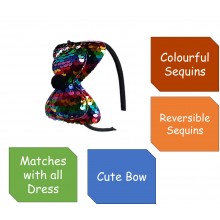Sequin Hair band -Bow