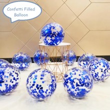 Blue Confetti Balloon-Set of 30