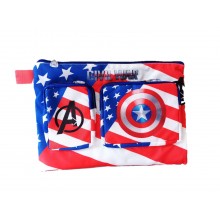 Zippered Organiser-Captain America Theme