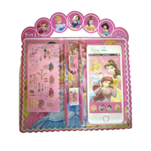 Stationery Gift Set With Stencil- Princess