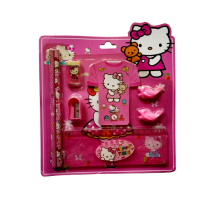 Stationery Gift Set With T-Shirt Notebook-Hello Kitty
