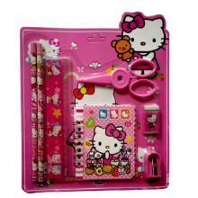 Stationery Gift Set With Scissors- Hello Kitty