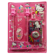 Stationery Gift Set with Pencil Cap-Hello Kitty