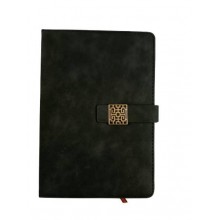 Black Diary with Magnetic Flap