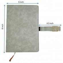 Grey Diary with Magnetic Flap