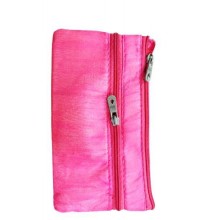 Ethnic Fabric Zippered Purse