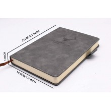 Grey Color A5 Ruled Notebook Journal