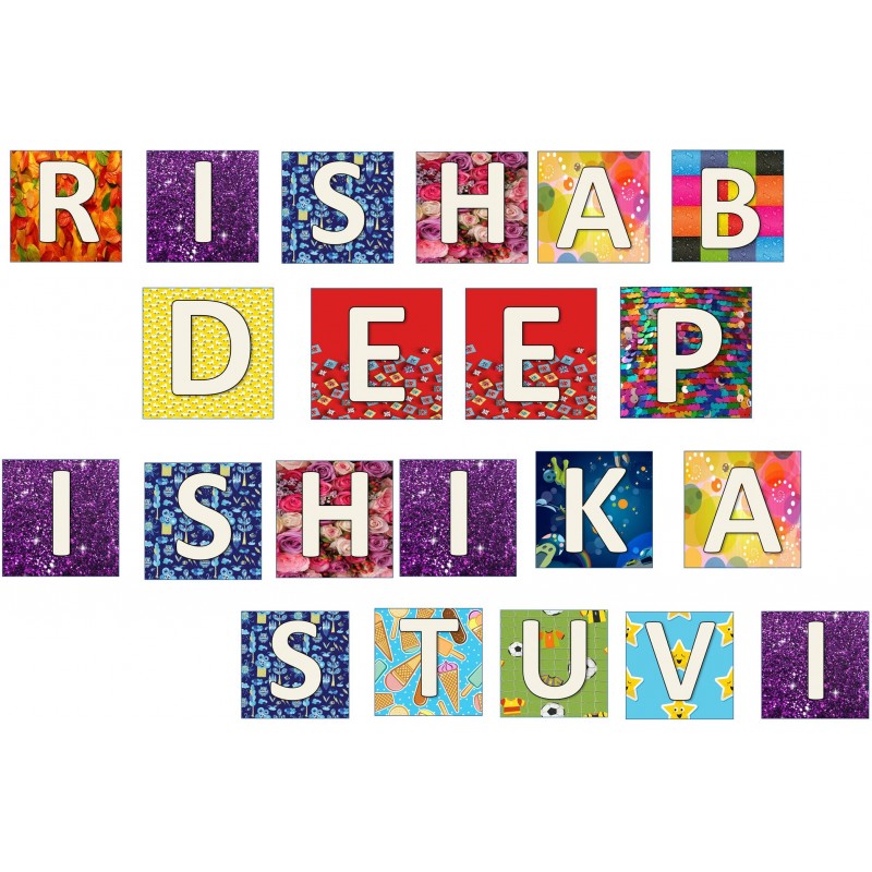 Rainbow Name Banner Rainbow Name Banner