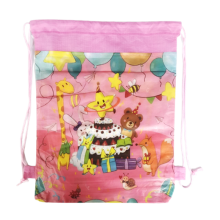 Sack Bag - Happy Birthday (Pink)
