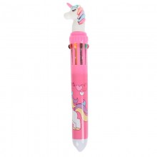 10 in 1 Multi-Color Ball Pen Unicorn