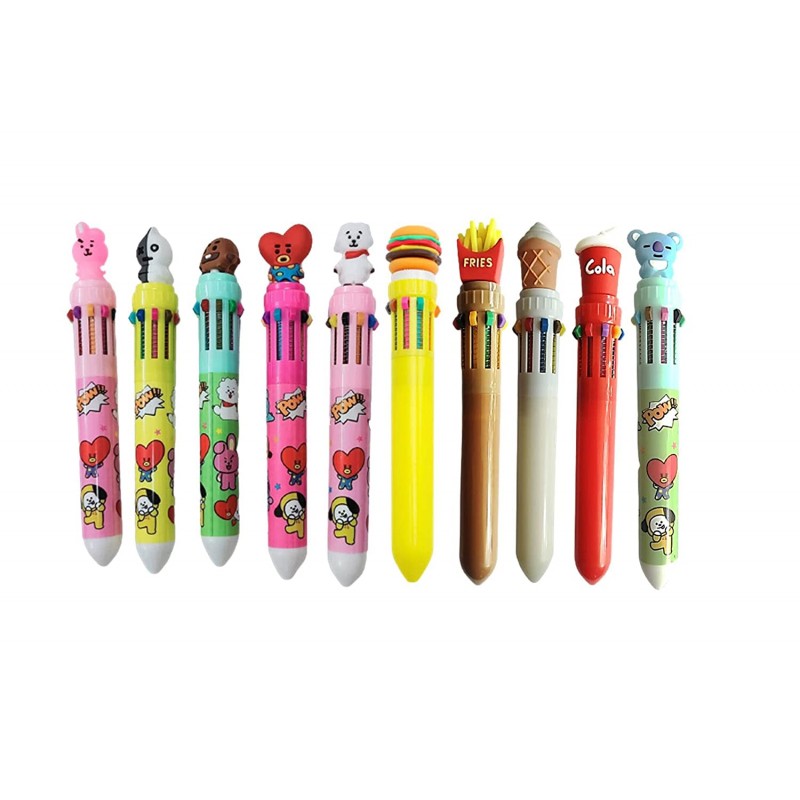 10 in 1 Multi-Color Ball Pen Assorted