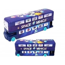 Space Theme Moving Bus Pencil Box
