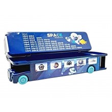 Space Theme Moving Bus Pencil Box