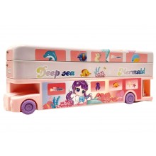Mermaid Theme Moving Bus Pencil Box