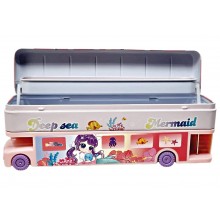Mermaid Theme Moving Bus Pencil Box