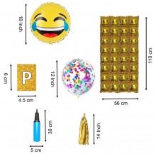 Golden Party Supply Combo (43 Pieces)