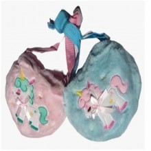 Unicorn Fur Sling Side Bag- Heart Shape