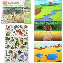 Remove and Reuse Sticker Book-Dino