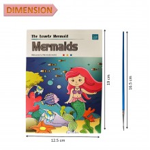 Watercolour Painting Book-Mermaid