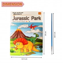 Watercolor Painting Book-Dino