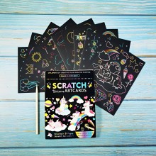 Scratch Art Cards-Unicorn