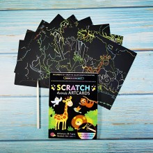 Scratch Art Cards- Animal