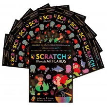 Scratch Art Cards-Mermaid