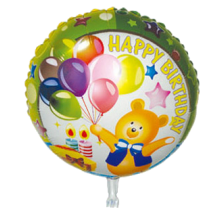 Birthday Foil Balloon - Bear