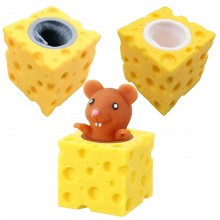 Mouse in Cheese Squeeze Pops Toy