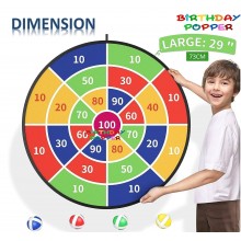 Foldable Dart Board Game-Number