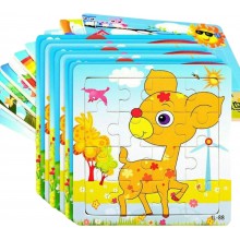 Wooden Jigsaw Puzzle Set-16 pcs