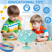 Spaceman Balancing Board Game- Blue