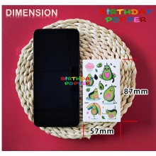 Temporary Tattoo Cards-60 Sheets