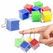 Maze Puzzle Cube Keychains