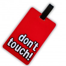 Luggage Tag-Don't Touch (Red)