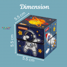 Shape Shifting Puzzle Cubes-Cosmic