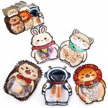 Animal-Astronaut Ziplock Standy Pouch