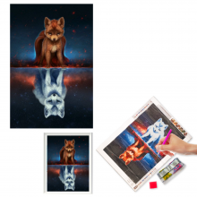 5D Diamond Painting Kit-Fox