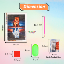 5D Diamond Painting Kit-Fox