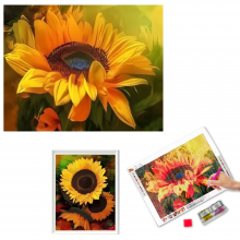 5D Diamond Painting Kit-Floral