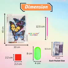5D Diamond Painting Kit-Butterfly