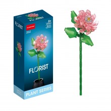Crystal Flower Building Block-Camellia