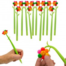 Smiley Flower Gel Pen