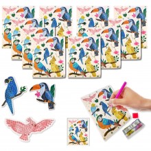 DIY Diamond Painting Stickers- Birds