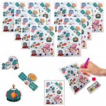 DIY Diamond Painting Stickers- Space